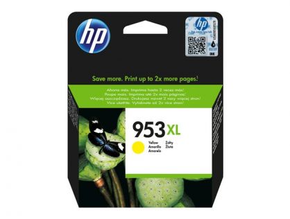 HP 953XL - 18 ml - High Yield - yellow - original - blister - ink cartridge - for Officejet Pro 77XX, 82XX, 87XX
