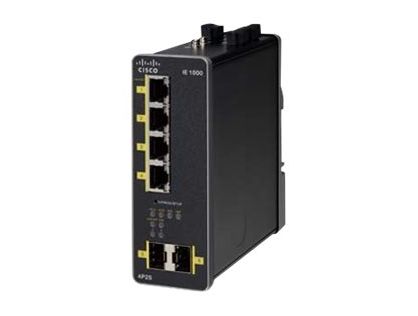 Cisco Industrial Ethernet 1000 Series - Switch - Managed - 4 x 10/100/1000 (PoE+) + 2 x 1000Base-X SFP (uplink) - DIN rail mountable - PoE+ - DC power - refurbished