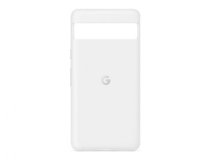 Google Pixel 7a - Back cover for mobile phone - polycarbonate backing, 100% recycled aluminium, silicone - snow - for Pixel 7a