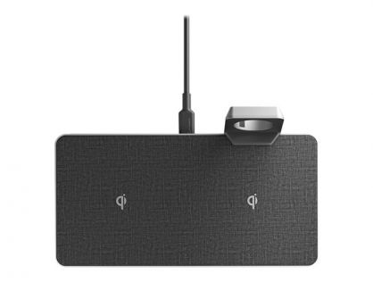ALOGIC Ultra Power 3-in-1 wireless charging pad - + AC power adapter - USB
