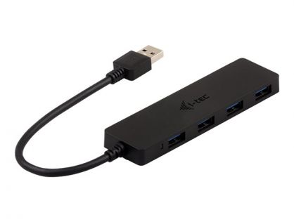 I-TEC SLIM PASSIVE HUB 4P BLACK USB 3.0 NO PS WIN AND MAC OS