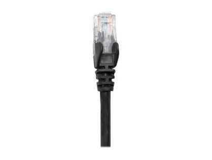 Intellinet Network Patch Cable, Cat5e, 20m, Black, CCA, U/UTP, PVC, RJ45, Gold Plated Contacts, Snagless, Booted, Lifetime Warranty, Polybag - patch cable - 20 m - black