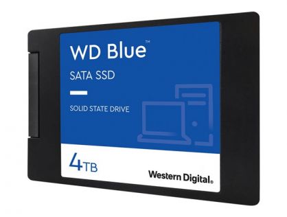 WD Blue 3D NAND SATA SSD WDS400T2B0A - SSD - 4 TB - SATA 6Gb/s