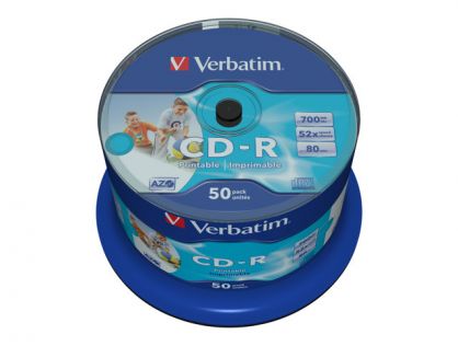 Verbatim DataLifePlus - CD-R x 50 - 700 MB - storage media
