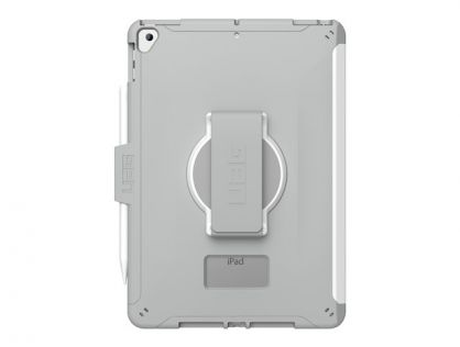 UAG Rugged Case for iPad 10.2-in (9/8 Gen, 2021/2020) w/HS - Scout White/Grey - Back cover for tablet - grey, white - 10.2" - for Apple 10.2-inch iPad (7th generation, 8th generation, 9th generation)