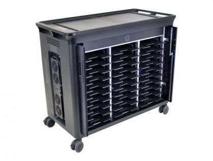 HP 30-Notebook Managed Charging Cart - cart - - for 30 notebooks