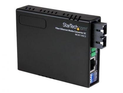 StarTech.com 10/100 Ethernet to Multi Mode Fiber Media Converter SC 2 km - fibre media converter - 10Mb LAN, 100Mb LAN