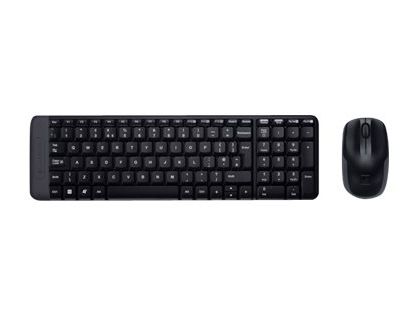 Logitech Wireless Combo MK220 - keyboard and mouse set - Greek Input Device