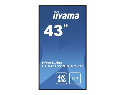 iiyama ProLite LH4370UHB-B1 43" Class (42.5" viewable) LED-backlit LCD display - 4K - for digital signage