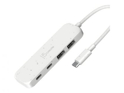 j5create JCH342EW - hub - eco-friendly, USB-C - 4 ports