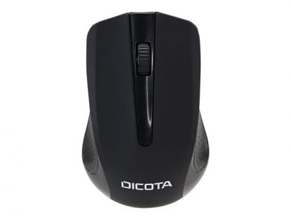 DICOTA Comfort - Mouse - optical - wireless - USB wireless receiver - black