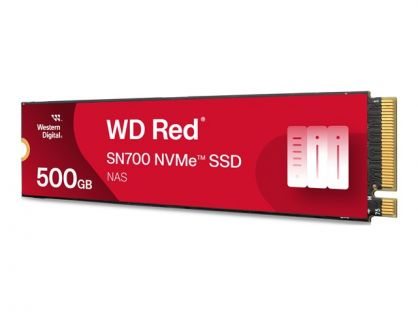 WD Red SN700 WDS500G1R0C-68BDK0 - SSD - 500 GB - internal - M.2 2280 - PCIe 3.0 x4 (NVMe)