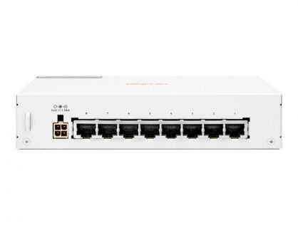 HPE Networking Instant On 1430 8G Class4 PoE 64W Switch - Switch - unmanaged - 8 x 10/100/1000 (PoE Class 4) - desktop, rack-mountable - PoE (65 W)