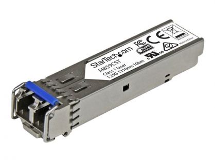 StarTech.com HPE J4859C Compatible SFP Module, 1000BASE-LX, 1GbE Single Mode (SMF)/Multi Mode MMF Fiber Optic Transceiver, LC Connector, 10km, 1310nm, DDM, HPE 1400, 1700, 1820, Mini GBIC - Lifetime Warranty (J4859CST) - SFP (mini-GBIC) transceiver module
