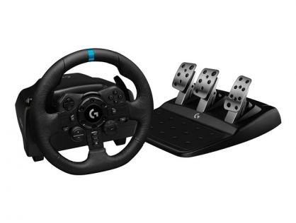 Logitech G923 - wheel and pedals set - wired