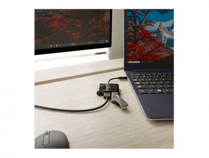 C2G USB C Docking Station with 4K HDMI, USB, and USB C - Power Delivery up to 60W - docking station - USB-C / Thunderbolt 3 - HDMI