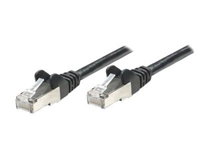 NETWORK CABLE CAT5E CCA 10M BLACK SF/UTP SNAGLESS/BOOTED
