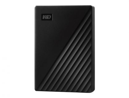 WD My Passport WDBPKJ0050BBK - Hard drive - encrypted - 5 TB - external (portable) - USB 3.2 Gen 1 - 256-bit AES - black