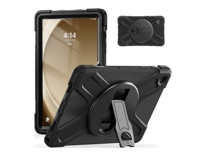 techair classic pro - Protective case for tablet - rugged - silicone, polycarbonate - black - for Samsung Galaxy Tab A9+