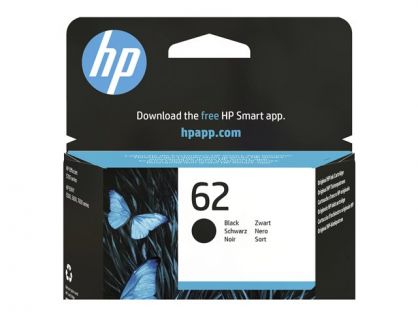 HP 62 - black - original - ink cartridge