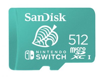SanDisk Nintendo Switch - Flash memory card - 512 GB - UHS-I U3 / Class10 - microSDXC UHS-I