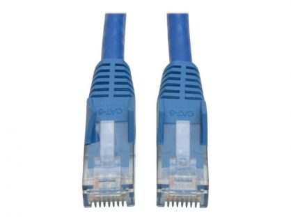 Eaton Tripp Lite Series Cat6 Gigabit Snagless Molded (UTP) Ethernet Cable (RJ45 M/M), PoE, Blue, 10 ft. (3.05 m) - Patch cable - RJ-45 (M) to RJ-45 (M) - 3 m - UTP - CAT 6 - molded, snagless, stranded - blue