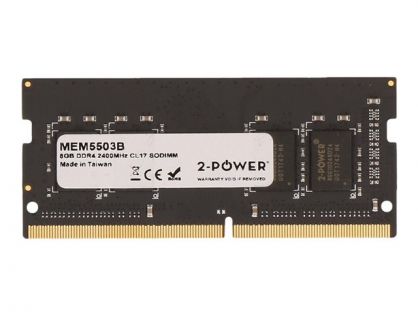 2-Power - DDR4 - module - 8 GB - SO-DIMM 260-pin - 2400 MHz / PC4-19200 - CL17 - 1.2 V - unbuffered - non-ECC