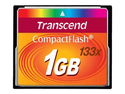 Transcend - flash memory card - 1 GB - CompactFlash