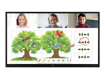 LG 75TR3BF-B TR3BF Series - 75" LED-backlit LCD display - 4K - for digital signage / interactive communication