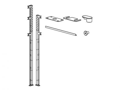 APC HyperPod Frame Vertical Post - rack mounting kit (2 post)