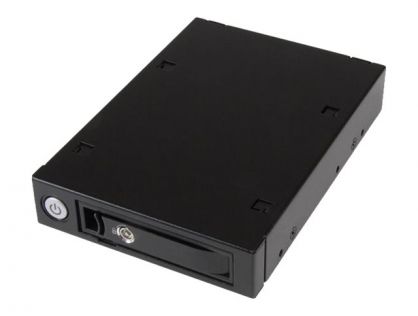 StarTech.com Mobile Rack Backplane for 2.5" SATA/SAS Drive - Supports 5mm-15 mm SSDs/HDDs - Hot Swap Vented Metal Enclosure (SATSASBP125) - storage drive cage