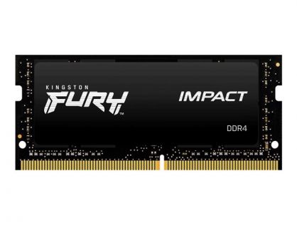 Kingston FURY Impact - DDR4 - module - 16 GB - SO-DIMM 260-pin - 2666 MHz / PC4-21300 - unbuffered