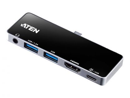 ATEN UH3238 Travel Dock - docking station - USB-C 3.2 Gen 1 / Thunderbolt 3 - HDMI