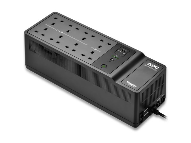 APC Back-UPS BE650G2-UK - UPS - AC 230 V - 400 Watt - 650 VA - output connectors: 8 - United Kingdom - black