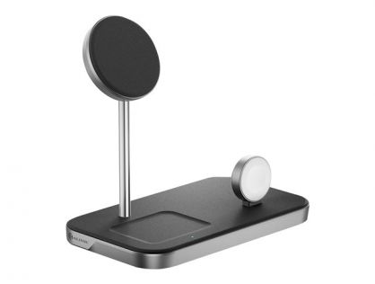 MAGSPEED 3-IN-1 WIRELESS 15W CHARGING STATION - BLACK
