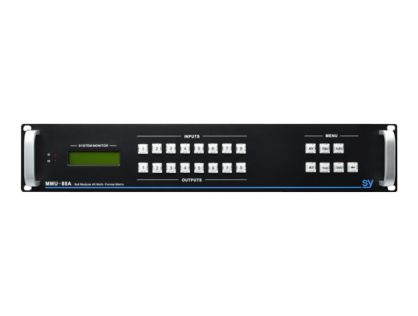 SY SY-MMU-88A 8 x 8 Modular Multi-format Matrix Switcher - video/audio switch - rack-mountable