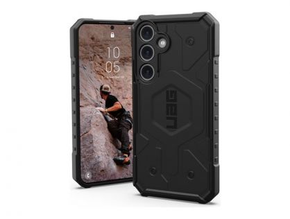 UAG Pathfinder Series - Back cover for mobile phone - rugged - thermoplastic polyurethane (TPU) - black - for Samsung Galaxy S24