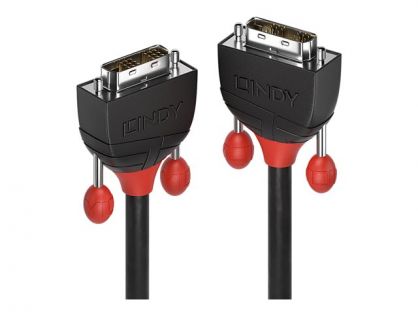 Lindy Black Line - DVI cable - DVI-D to DVI-D - 1 m