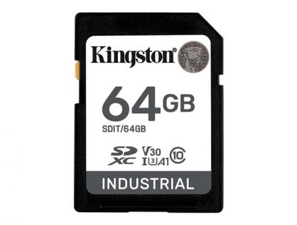 64GB SDXC INDUSTRIAL C10 -40C TO 85C UHS-I U3 V30 A1 PSL