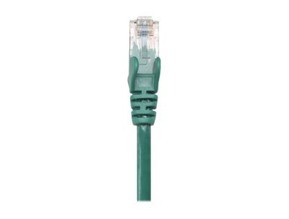 Intellinet Network Patch Cable, Cat5e, 5m, Green, CCA, U/UTP, PVC, RJ45, Gold Plated Contacts, Snagless, Booted, Lifetime Warranty, Polybag - patch cable - 5 m - green