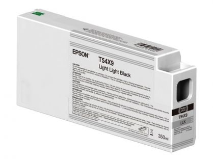 Epson T54X9 - 350 ml - light light black - original - ink cartridge - for SureColor SC-P6000, SC-P7000, SC-P7000V, SC-P8000, SC-P9000, SC-P9000V