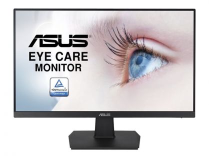 ASUS VA24EHE - LED monitor - 23.8" - 1920 x 1080 Full HD (1080p) - IPS - 250 cd/mï¿½ - 1000:1 - 5 ms - HDMI, DVI-D, VGA - black