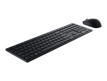 Dell Pro Keyboard and Mouse KM5221W - Retail Box - keyboard and mouse set - QWERTY - US International - black Input Device
