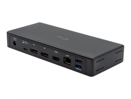 i-Tec USB-C/Thunderbolt 3 Triple Display Docking Station + Power Delivery - docking station - USB-C 3.1 / Thunderbolt 3 - HDMI, 2 x DP - GigE