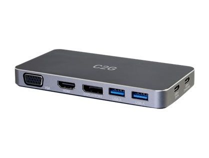 C2G - Docking station - USB-C - VGA, HDMI, DP