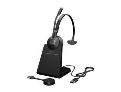 Jabra Engage 55 SE Mono - Headset - on-ear - DECT - wireless - USB-A via DECT adapter - UC certified