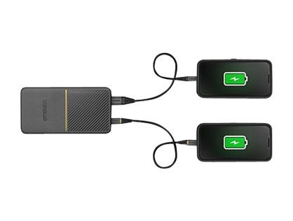 POWER BANK 20K MAH USB A AND C 18W USB-PD - BLACK