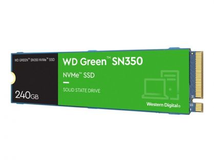WD Green SN350 NVMe SSD WDS240G2G0C - SSD - 240 GB - internal - M.2 2280 - PCIe 3.0 x4 (NVMe)