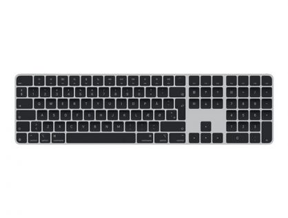 Apple Magic Keyboard with Touch ID and Numeric Keypad - Keyboard - USB-C - wireless - Bluetooth - QWERTY - Danish - black keys