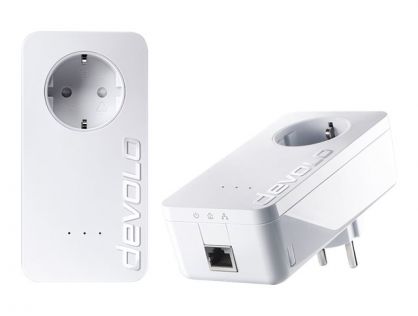 devolo dLAN 650+ - Starter Kit - powerline adapter kit - wall-pluggable